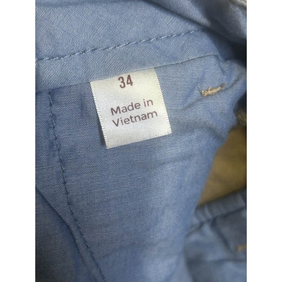 Original Penguin by Munsingwear Size 34 Khaki Shorts Mens Stretch‎ Pockets - Picture 3 of 7